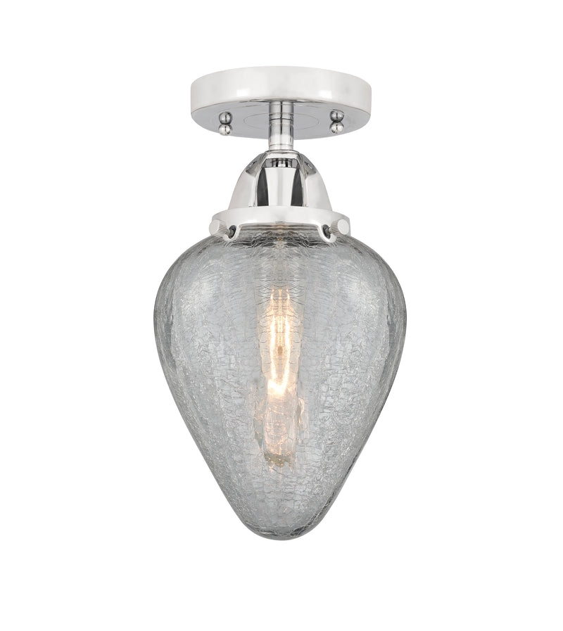Innovations Lighting Geneseo 1 Light 6.5" Semi-Flush Mount 288-1C-PC-G165-LED