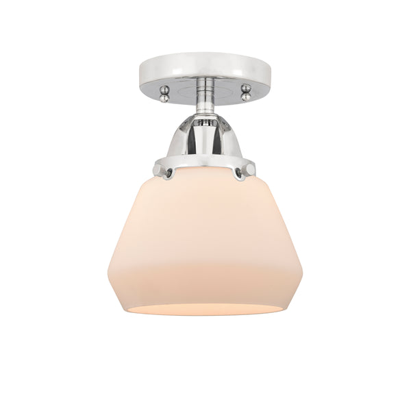 Innovations Lighting Fulton 1 Light 6.75" Semi-Flush Mount 288-1C-PC-G171