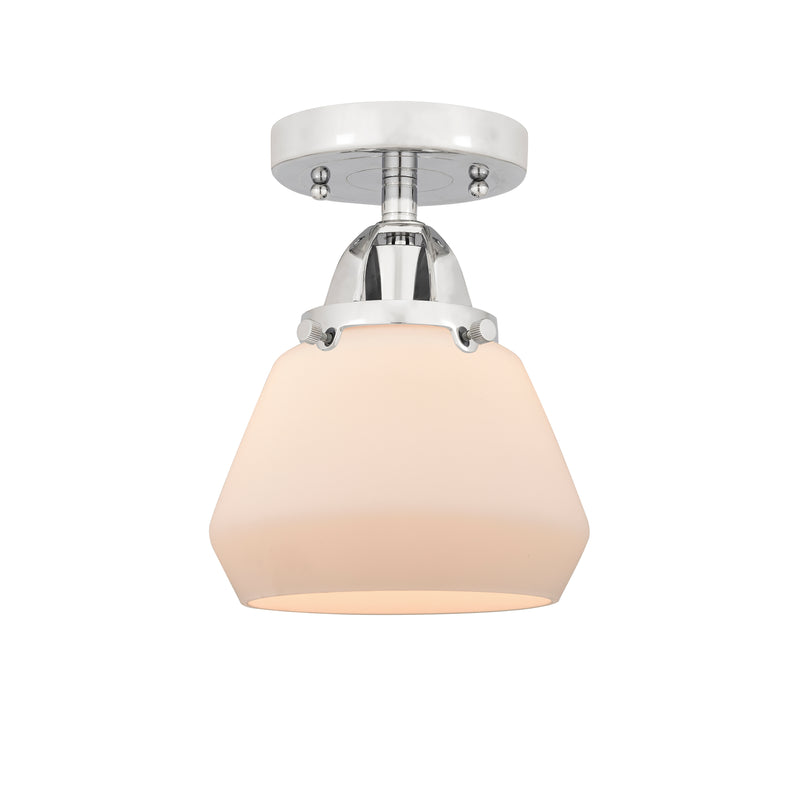 Innovations Lighting Fulton 1 Light 6.75" Semi-Flush Mount 288-1C-PC-G171