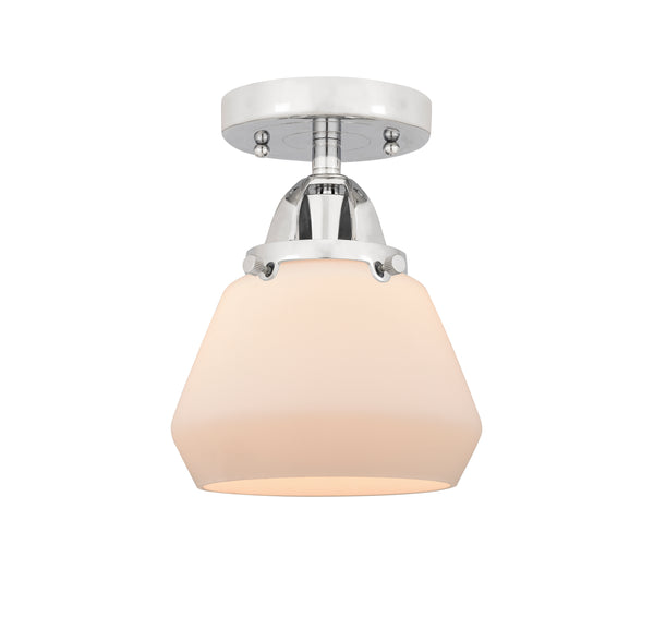 Innovations Lighting Fulton 1 Light 6.75" Semi-Flush Mount 288-1C-PC-G171-LED