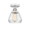 Innovations Lighting Fulton 1 Light 6.75" Semi-Flush Mount 288-1C-PC-G172-LED