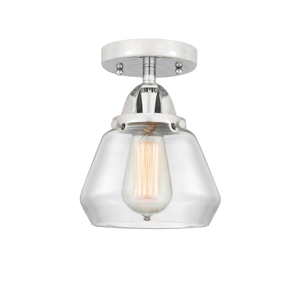 Innovations Lighting Fulton 1 Light 6.75" Semi-Flush Mount 288-1C-PC-G172
