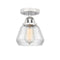 Innovations Lighting Fulton 1 Light 6.75" Semi-Flush Mount 288-1C-PC-G172
