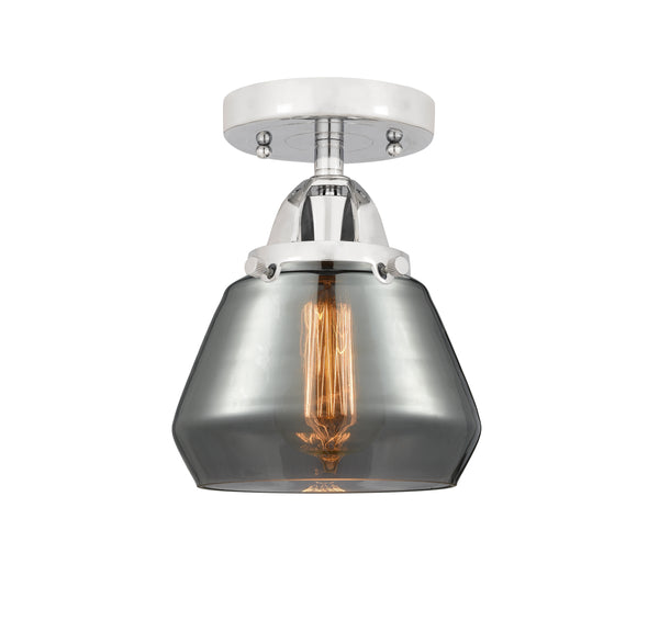 Innovations Lighting Fulton 1 Light 6.75" Semi-Flush Mount 288-1C-PC-G173-LED