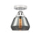 Innovations Lighting Fulton 1 Light 6.75" Semi-Flush Mount 288-1C-PC-G173-LED