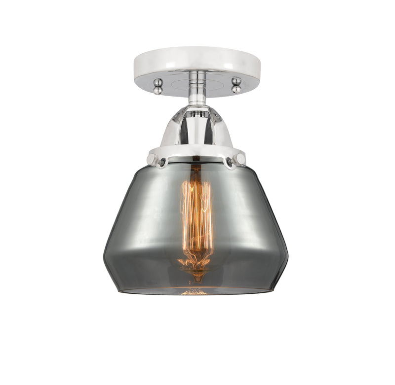 Innovations Lighting Fulton 1 Light 6.75" Semi-Flush Mount 288-1C-PC-G173-LED