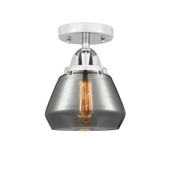 Innovations Lighting Fulton 1 Light 6.75" Semi-Flush Mount 288-1C-PC-G173