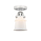 Innovations Lighting Small Canton 1 Light 5.25" Semi-Flush Mount 288-1C-PC-G181S