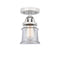 Innovations Lighting Small Canton 1 Light 5.25" Semi-Flush Mount 288-1C-PC-G182S-LED