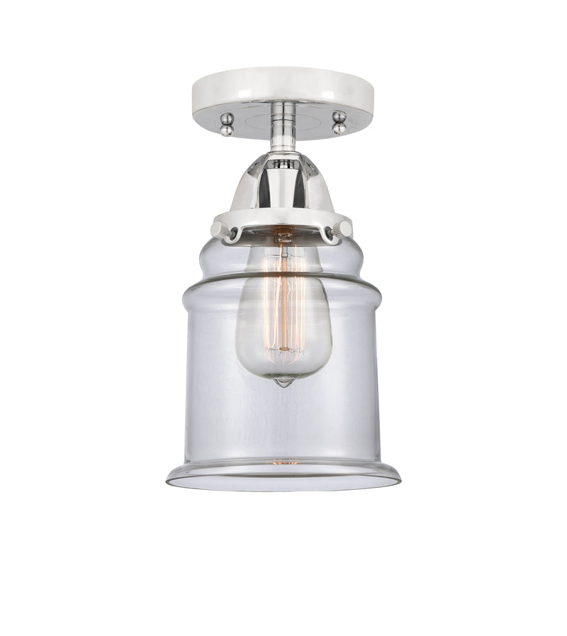 Innovations Lighting Canton 1 Light 6" Semi-Flush Mount 288-1C-PC-G182-LED