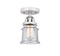 Innovations Lighting Small Canton 1 Light 5.25" Semi-Flush Mount 288-1C-PC-G184S-LED