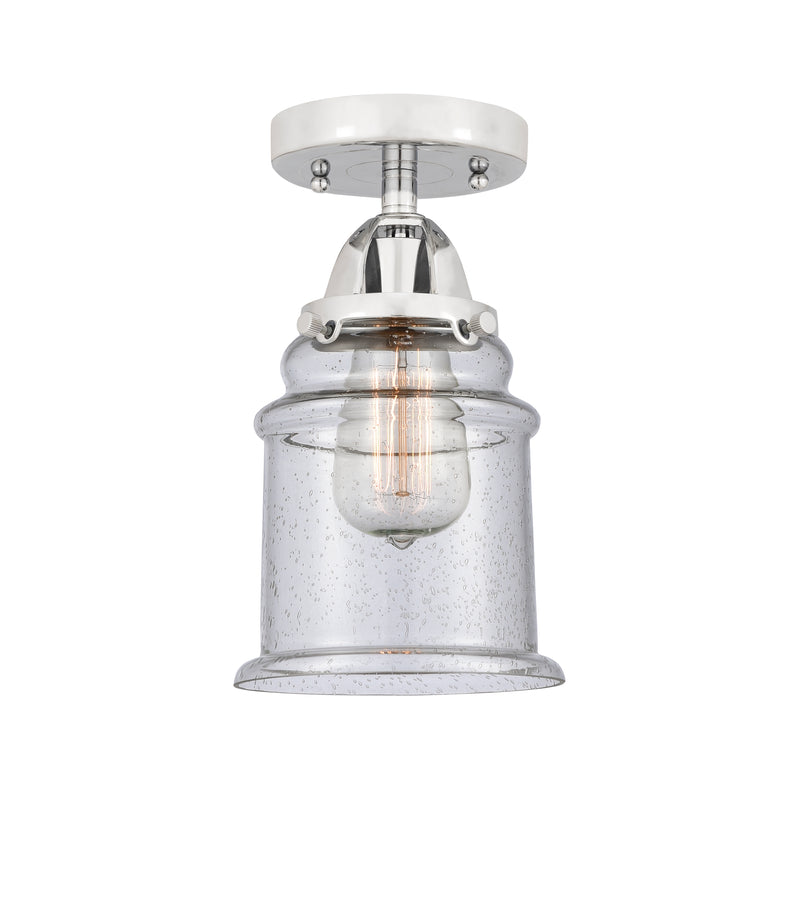 Innovations Lighting Canton 1 Light 6" Semi-Flush Mount 288-1C-PC-G184-LED
