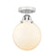 Innovations Lighting Beacon 1 Light 8" Semi-Flush Mount 288-1C-PC-G201-8-LED