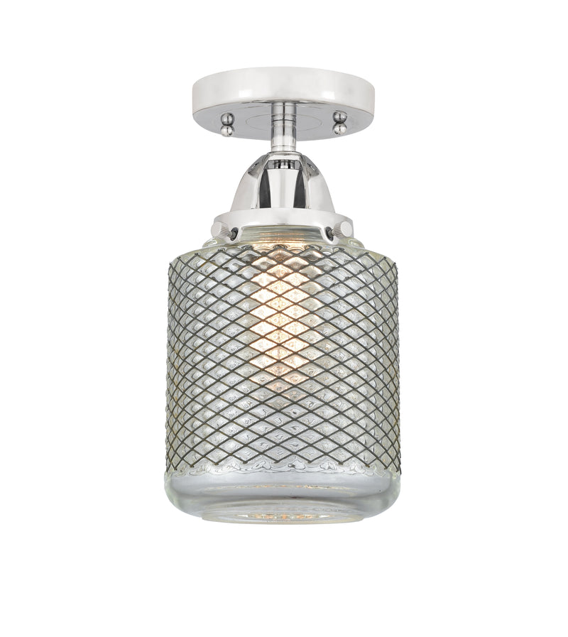 Innovations Lighting Stanton 1 Light 6" Semi-Flush Mount 288-1C-PC-G262-LED