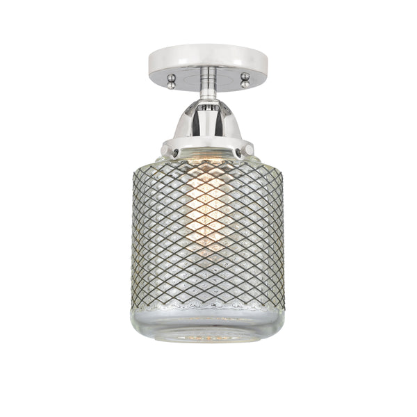 Innovations Lighting Stanton 1 Light 6" Semi-Flush Mount 288-1C-PC-G262