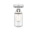Innovations Lighting Dover 1 Light 4.5" Semi-Flush Mount 288-1C-PC-G314