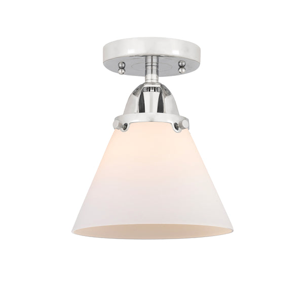 Innovations Lighting Large Cone 1 Light 7.75" Semi-Flush Mount 288-1C-PC-G41