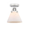 Innovations Lighting Large Cone 1 Light 7.75" Semi-Flush Mount 288-1C-PC-G41-LED