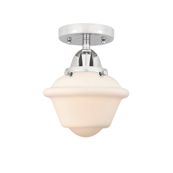 Innovations Lighting Small Oxford 1 Light 7.5" Semi-Flush Mount 288-1C-PC-G531
