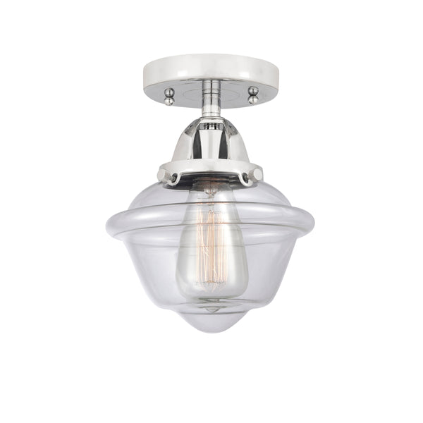 Innovations Lighting Small Oxford 1 Light 7.5" Semi-Flush Mount 288-1C-PC-G532