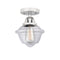 Innovations Lighting Small Oxford 1 Light 7.5" Semi-Flush Mount 288-1C-PC-G532