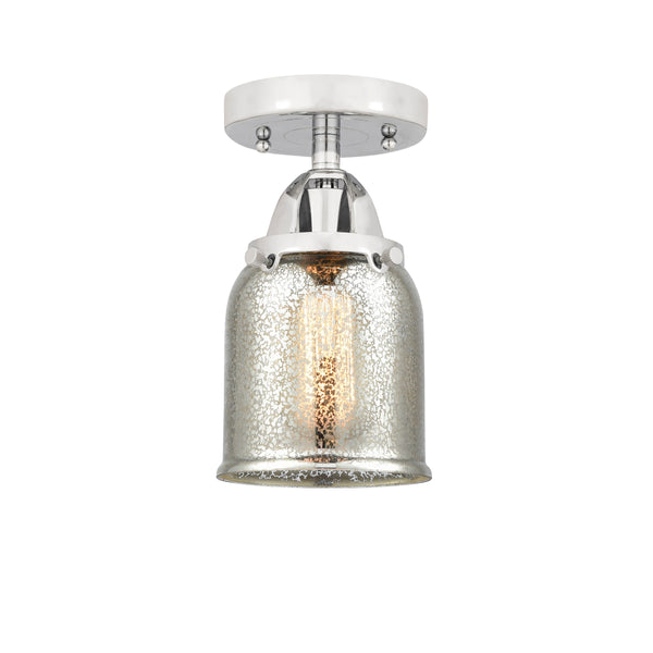 Innovations Lighting Small Bell 1 Light 5" Semi-Flush Mount 288-1C-PC-G58