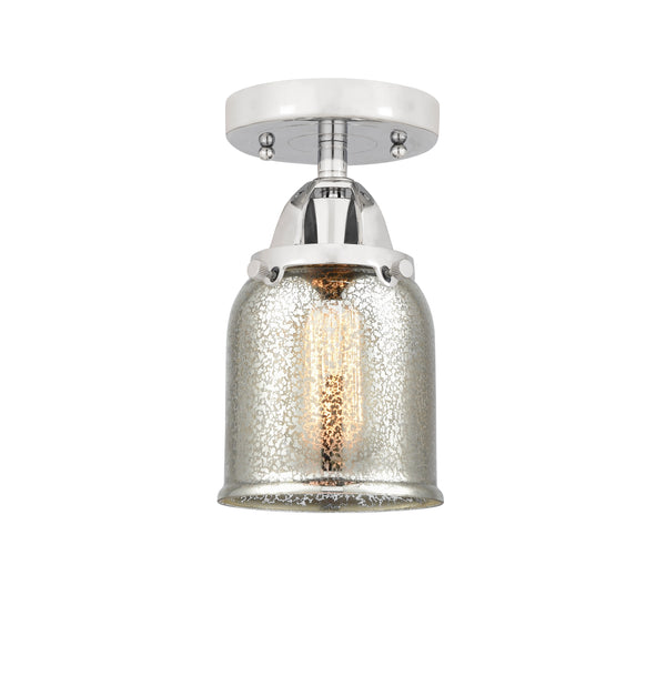 Innovations Lighting Small Bell 1 Light 5" Semi-Flush Mount 288-1C-PC-G58-LED