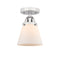 Innovations Lighting Small Cone 1 Light 6.25" Semi-Flush Mount 288-1C-PC-G61-LED