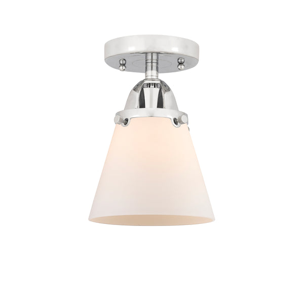 Innovations Lighting Small Cone 1 Light 6.25" Semi-Flush Mount 288-1C-PC-G61