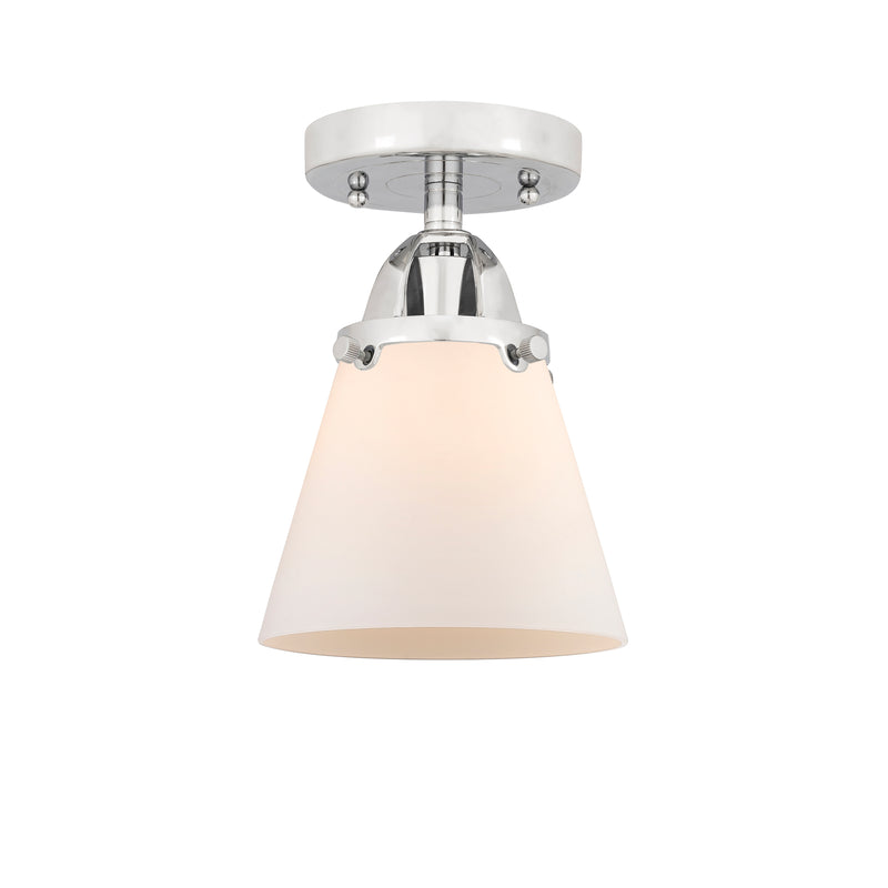 Innovations Lighting Small Cone 1 Light 6.25" Semi-Flush Mount 288-1C-PC-G61