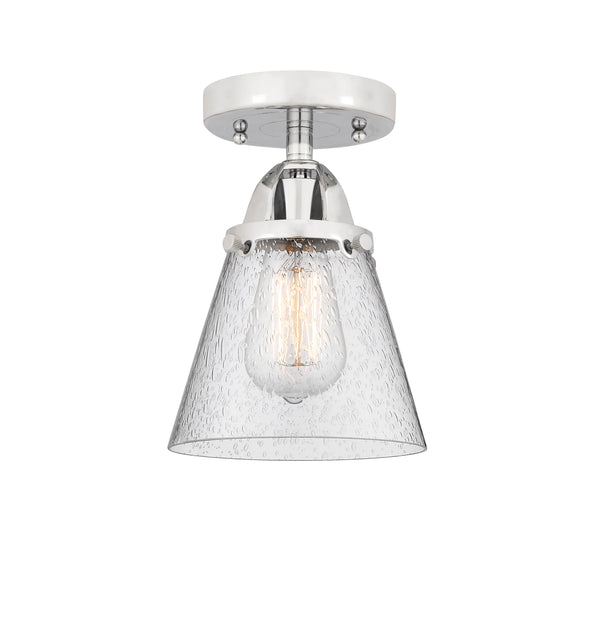 Innovations Lighting Small Cone 1 Light 6.25" Semi-Flush Mount 288-1C-PC-G64-LED