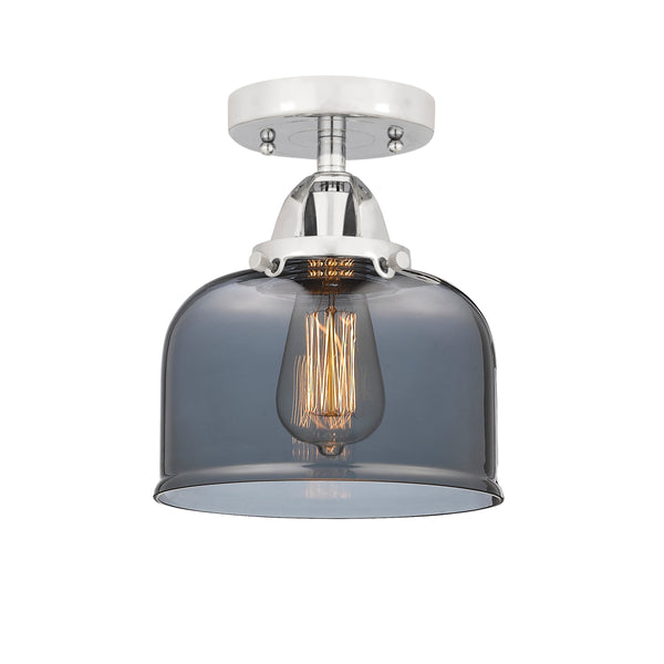 Innovations Lighting Large Bell 1 Light 8" Semi-Flush Mount 288-1C-PC-G73