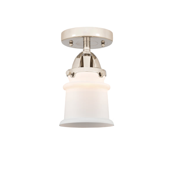 Innovations Lighting Small Canton 1 Light 5.25" Semi-Flush Mount 288-1C-PN-G181S
