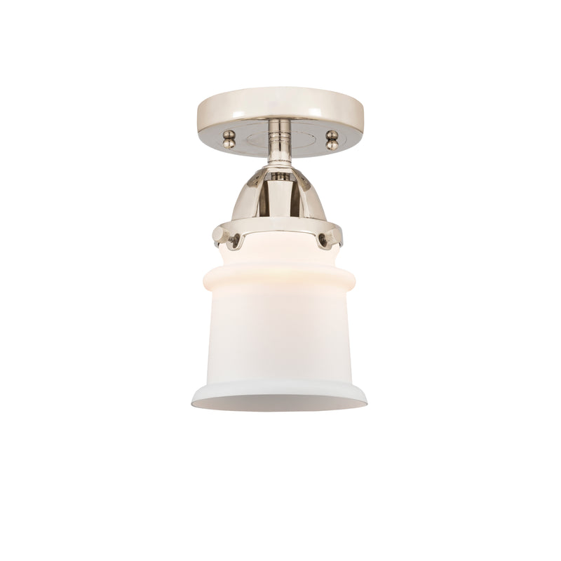 Innovations Lighting Small Canton 1 Light 5.25" Semi-Flush Mount 288-1C-PN-G181S