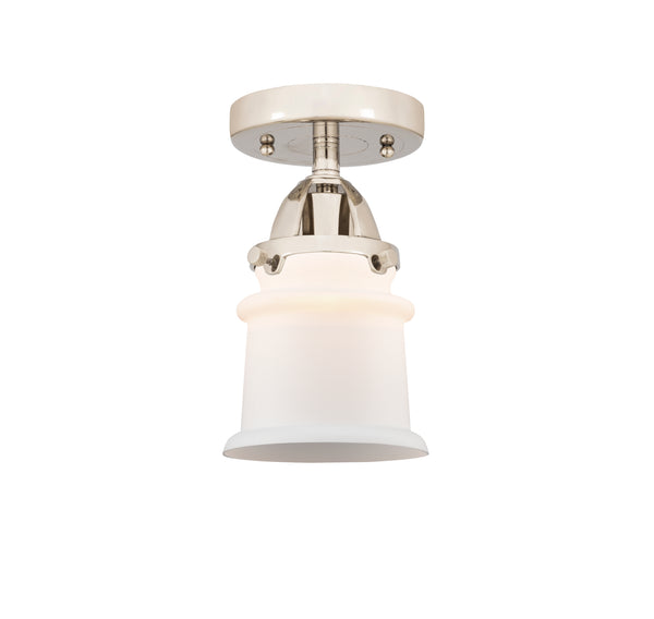 Innovations Lighting Small Canton 1 Light 5.25" Semi-Flush Mount 288-1C-PN-G181S-LED