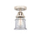 Innovations Lighting Small Canton 1 Light 5.25" Semi-Flush Mount 288-1C-PN-G182S-LED