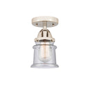 Innovations Lighting Small Canton 1 Light 5.25" Semi-Flush Mount 288-1C-PN-G184S