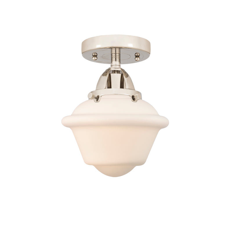 Innovations Lighting Small Oxford 1 Light 7.5" Semi-Flush Mount 288-1C-PN-G531