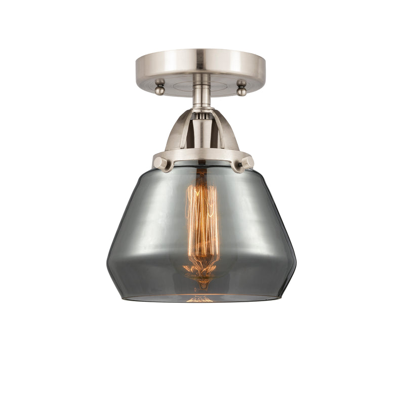 Innovations Lighting Fulton 1 Light 6.75" Semi-Flush Mount 288-1C-SN-G173