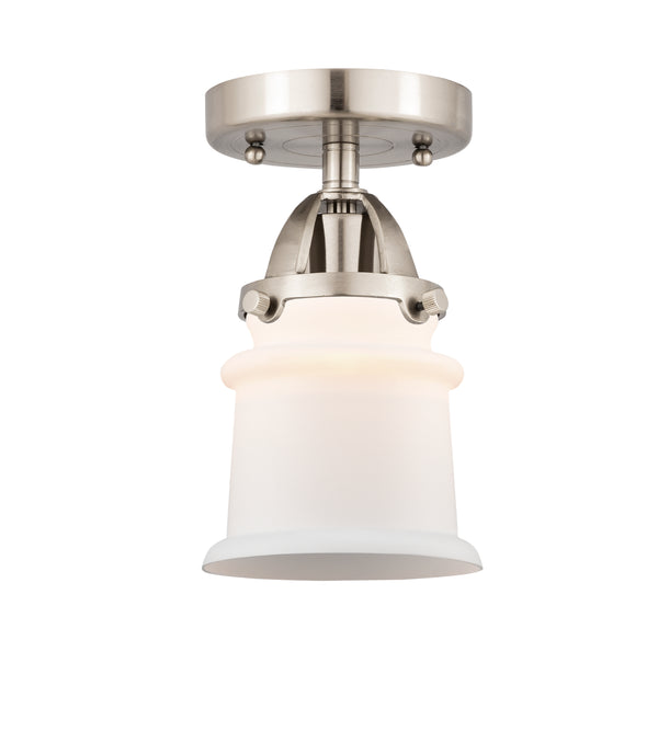 Innovations Lighting Small Canton 1 Light 5.25" Semi-Flush Mount 288-1C-SN-G181S-LED