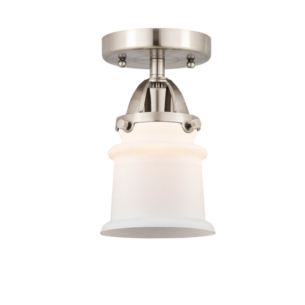 Innovations Lighting Small Canton 1 Light 5.25" Semi-Flush Mount 288-1C-SN-G181S