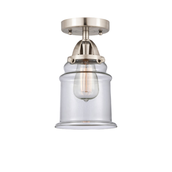 Innovations Lighting Canton 1 Light 6" Semi-Flush Mount 288-1C-SN-G182