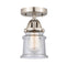 Innovations Lighting Small Canton 1 Light 5.25" Semi-Flush Mount 288-1C-SN-G184S-LED