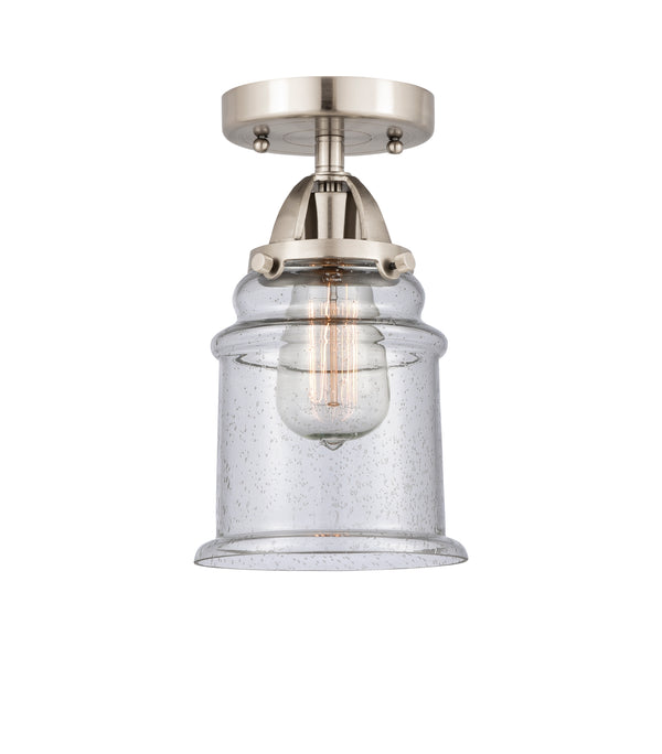 Innovations Lighting Canton 1 Light 6" Semi-Flush Mount 288-1C-SN-G184-LED