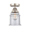 Innovations Lighting Canton 1 Light 6" Semi-Flush Mount 288-1C-SN-G184-LED