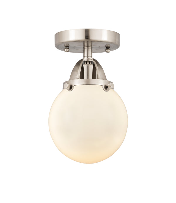 Innovations Lighting Beacon 1 Light 6" Semi-Flush Mount 288-1C-SN-G201-6-LED