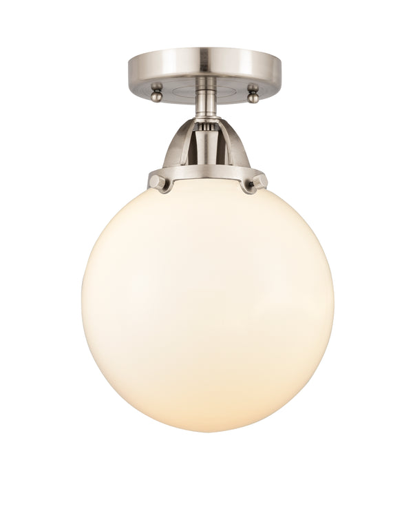 Innovations Lighting Beacon 1 Light 8" Semi-Flush Mount 288-1C-SN-G201-8-LED