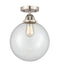 Innovations Lighting Beacon 1 Light 10" Semi-Flush Mount 288-1C-SN-G202-10-LED