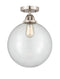 Innovations Lighting Beacon 1 Light 12" Semi-Flush Mount 288-1C-SN-G202-12-LED
