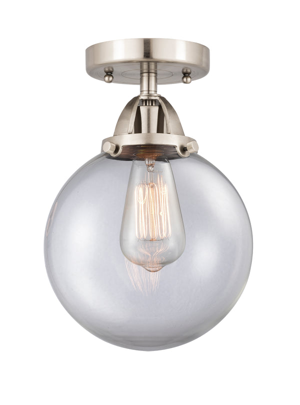 Innovations Lighting Beacon 1 Light 8" Semi-Flush Mount 288-1C-SN-G202-8-LED